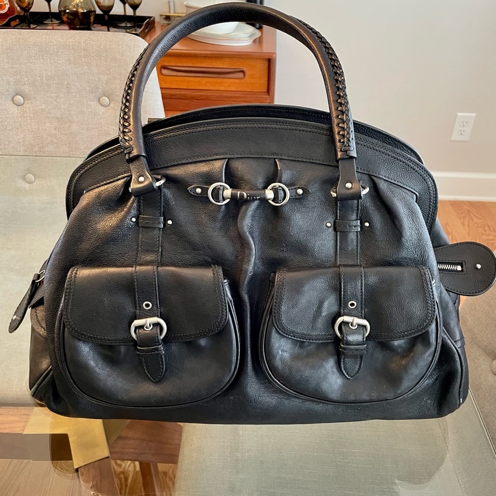 Authentic Christian Dior leather bag